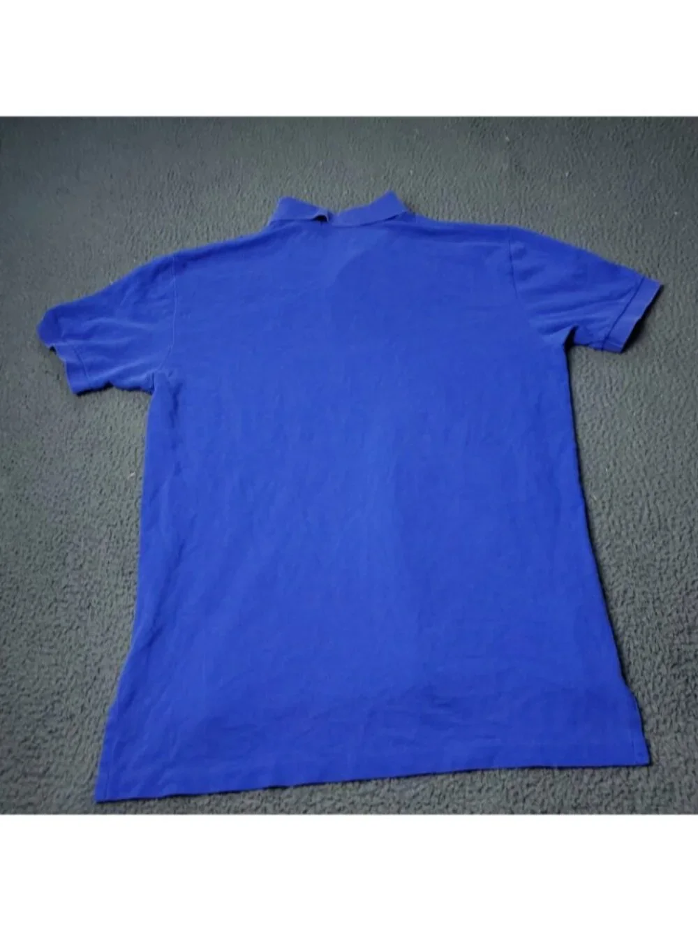 Polo Ralph Lauren Faded Shirt Men Medium Blue Short Sleeve Blue Orange Pony y2k